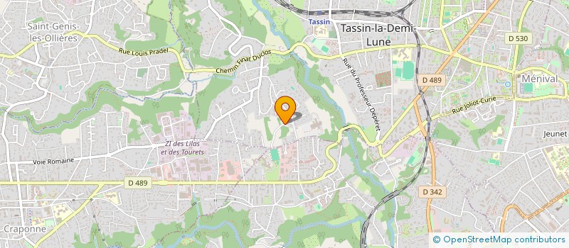 localisation de l'entreprise LYM à TASSIN-LA-DEMI-LUNE