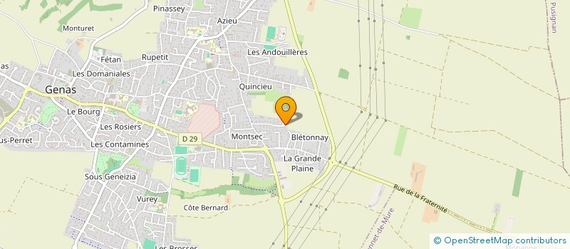 localisation de l'entreprise LYM INVEST  VILLEURBANNE