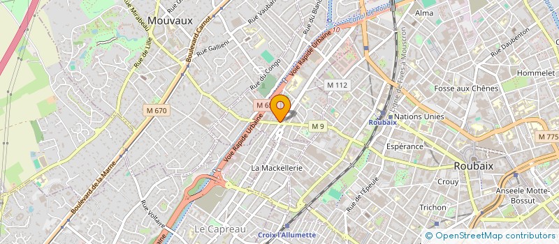 localisation de l'entreprise LYM NORD  TOURCOING