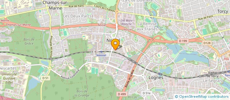 localisation de l'entreprise LYM'OTORS  NOISIEL