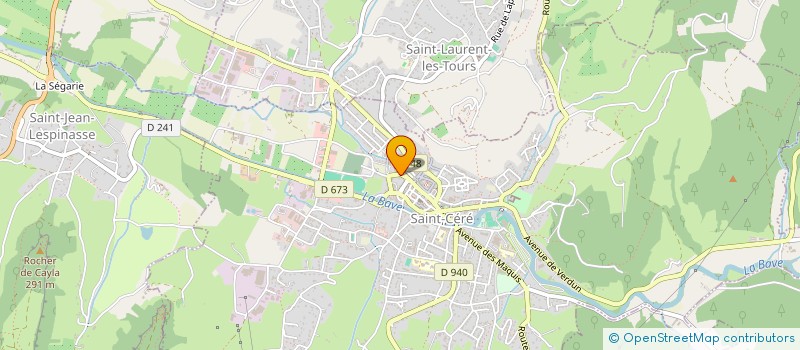 localisation de l'entreprise LYMA  SAINT-CERE