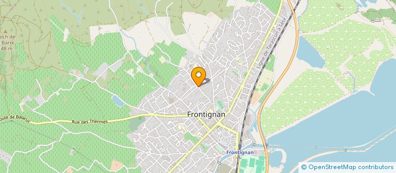 localisation de l'entreprise LYMA à FRONTIGNAN