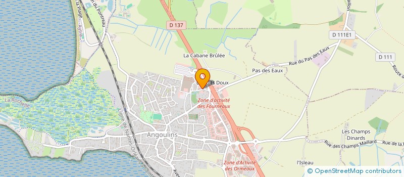 localisation de l'entreprise LYMAE  ANGOULINS