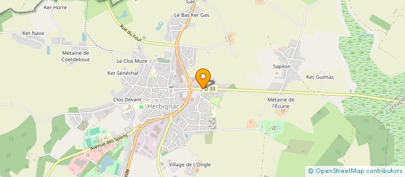 localisation de l'entreprise LYMATINE à HERBIGNAC