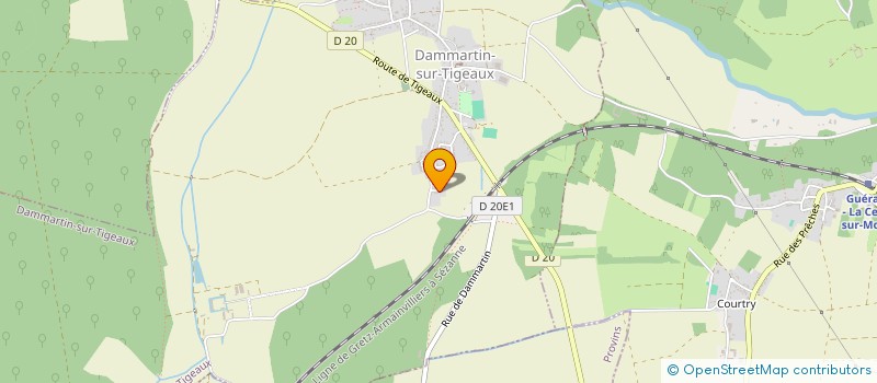 localisation de l'entreprise LYMAYANE  DAMMARTIN-SUR-TIGEAUX