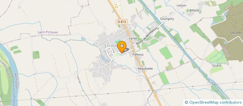 localisation de l'entreprise LYME  ESCATALENS