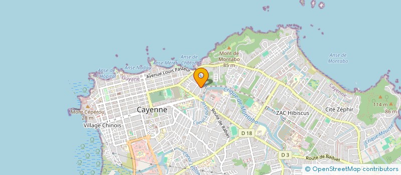 localisation de l'entreprise LYMERIA IMMOBILIER  CAYENNE