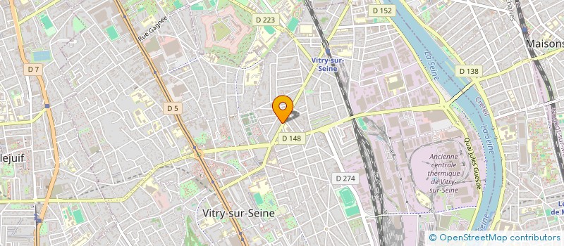 localisation de l'entreprise LYMO TRANSPORT à VITRY-SUR-SEINE