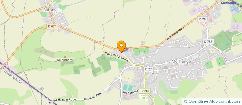 localisation de l'entreprise LYMORA DEVELOPPEMENT  MORHANGE