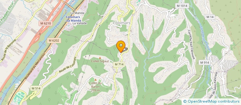 localisation de l'entreprise LYMPIA  COLOMARS