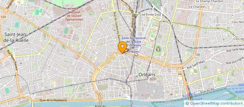localisation de l'entreprise LYNA à ORLEANS