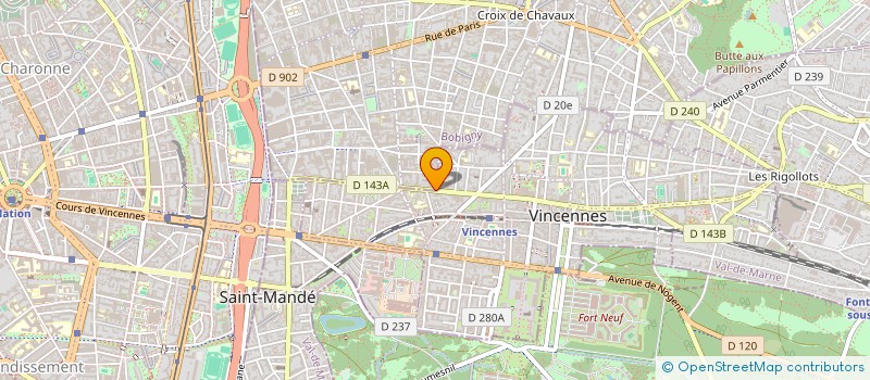 localisation de l'entreprise LYNA à MONTREUIL