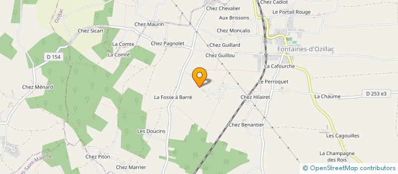 localisation de l'entreprise LYNA  FONTAINES-D'OZILLAC