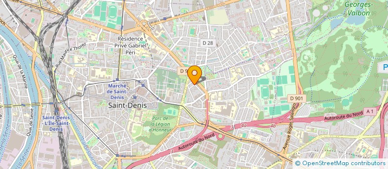 localisation de l'entreprise LYNA  SAINT-DENIS
