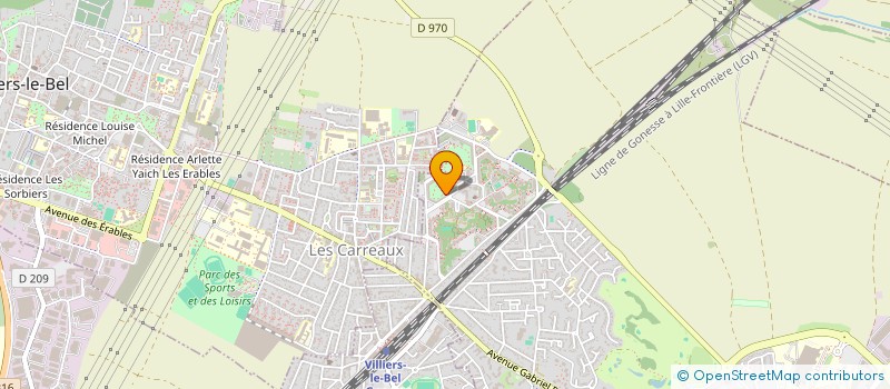 localisation de l'entreprise LYNA BEAUTE  GONESSE