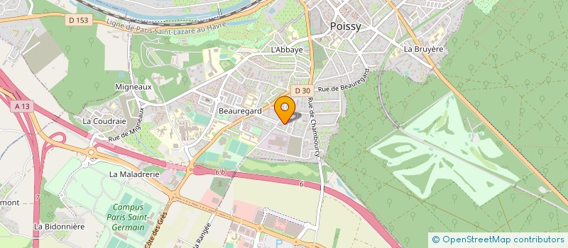 localisation de l'entreprise LYNA BOUTIQUE  POISSY