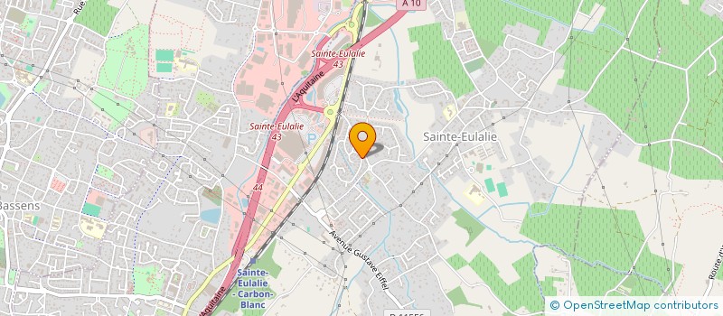 localisation de l'entreprise LYNA EXPRESS à MERIGNAC