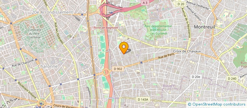 localisation de l'entreprise LYNA REAL IMMO à BAGNOLET