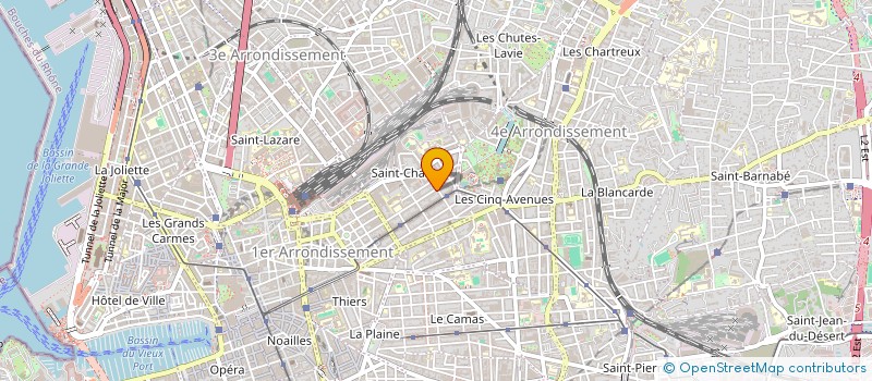 localisation de l'entreprise LYNABEL IMMOBILIER POUR TOUS à MARSEILLE