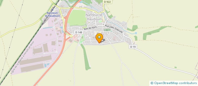 localisation de l'entreprise LYNABELLE  NANTEUIL-LE-HAUDOUIN