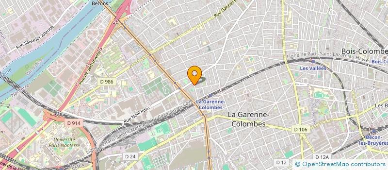 localisation de l'entreprise LYNATRA  COLOMBES