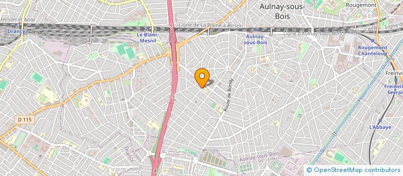 localisation de l'entreprise LYNAXIS  AULNAY-SOUS-BOIS