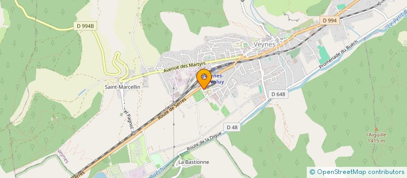 localisation de l'entreprise LYNC à VEYNES