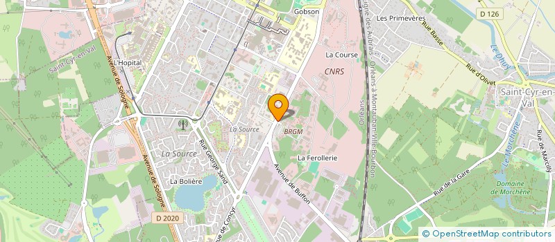 localisation de l'entreprise LYNCEE TRACABILITE à ORLEANS