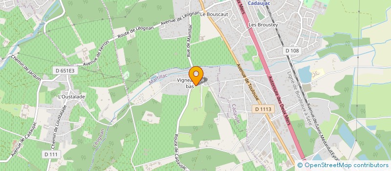 localisation de l'entreprise LYNCEUS PATRIMOINE  MARTILLAC