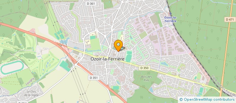 localisation de l'entreprise LYNE COIFFURE  OZOIR-LA-FERRIERE