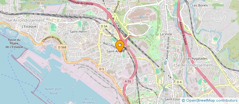 localisation de l'entreprise LYNE-K  MARSEILLE