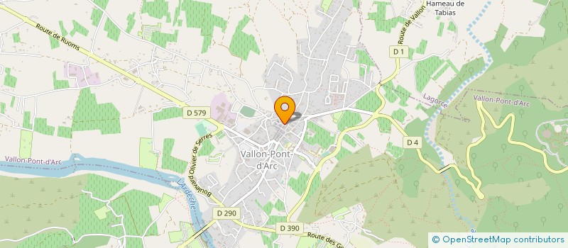 localisation de l'entreprise LYNE ROSIE à VALLON-PONT-D'ARC