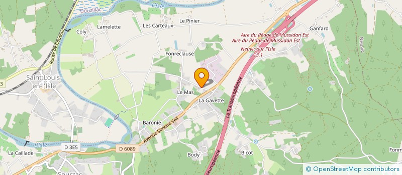 localisation de l'entreprise LYNEO  SOURZAC