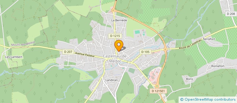 localisation de l'entreprise LYNF IMMO  CASTELNAU-DE-MEDOC