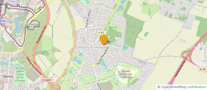 localisation de l'entreprise LYNKIMMO  MAGNY-LE-HONGRE