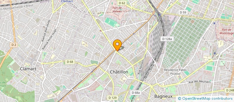 localisation de l'entreprise LYNKS à CHATILLON