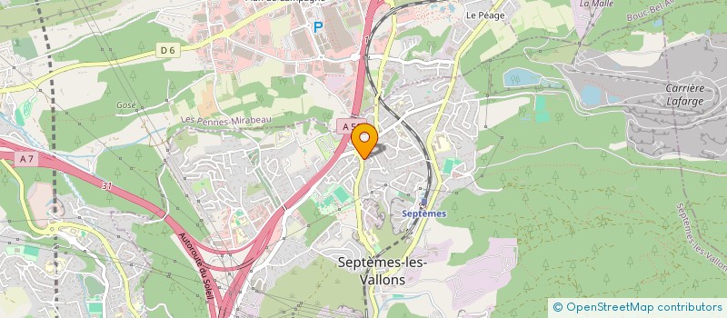 localisation de l'entreprise LYNO à SEPTEMES-LES-VALLONS