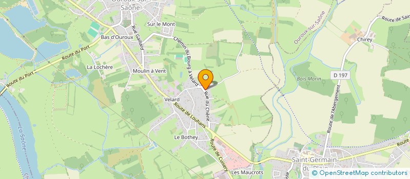 localisation de l'entreprise LYNON  OUROUX-SUR-SAONE