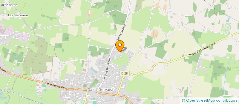 localisation de l'entreprise LYNORAF  SAINT-GERVAIS