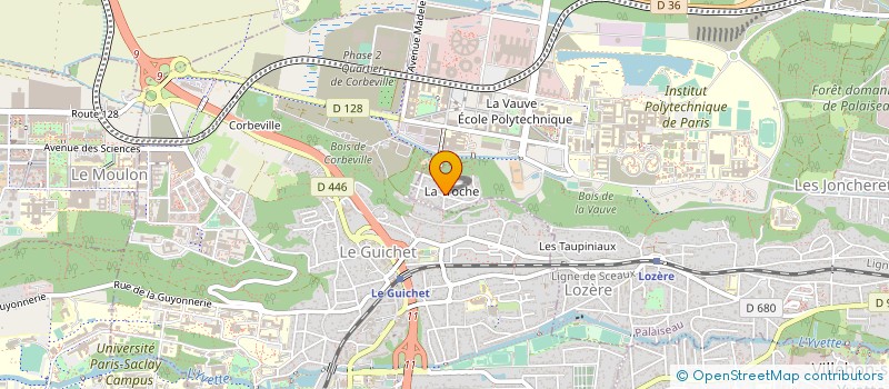 localisation de l'entreprise LYNRED à VEUREY-VOROIZE