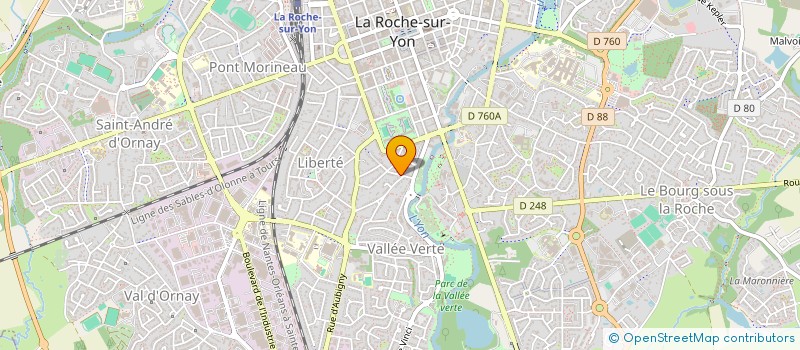 localisation de l'entreprise LYNT à LA ROCHE-SUR-YON