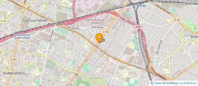 localisation de l'entreprise LYNX à LA COURNEUVE