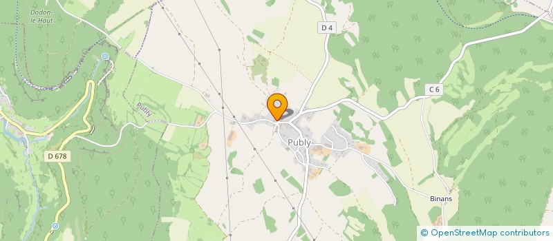 localisation de l'entreprise LYNX ACCRO  PUBLY