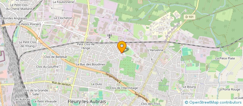 localisation de l'entreprise LYNX ENTREPRISE à FLEURY-LES-AUBRAIS