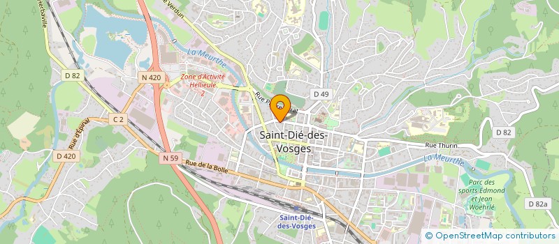 localisation de l'entreprise LYNX MOTOR CLUB  SAINT-DIE-DES-VOSGES