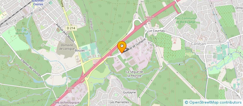 localisation de l'entreprise LYNXDRONE à CANEJAN