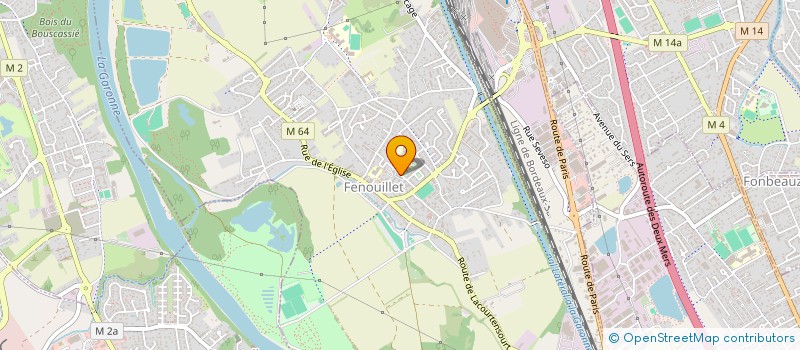 localisation de l'entreprise LYNXEAS  FENOUILLET