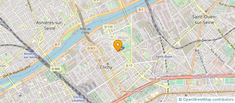 localisation de l'entreprise LYNYM à CLICHY