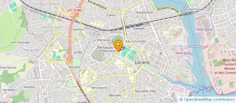 localisation de l'entreprise LYO PRODUCTION à LORIENT