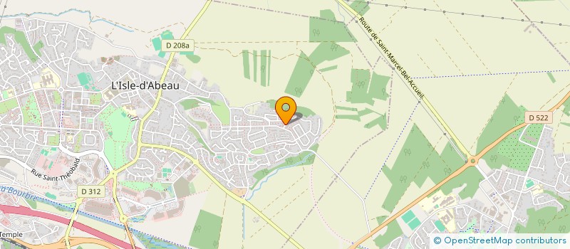 localisation de l'entreprise LYO TRAITEUR  L'ISLE-D'ABEAU